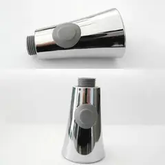 GENERICO - Cabezal Aireador dos funciones Caño Grifo ABS y Acero Cromado