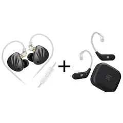 KZ - Audifono KRILA con Microfono y Adaptador Bluetooth AZ09 Tipo B