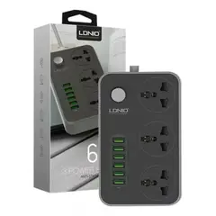 LDNIO - Extension Tomacorriente 3604 6 Usb 3 Socket Universal
