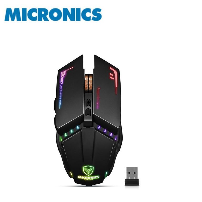 Mouse Inalámbrico Gamer Recargable Ranger RX 7LEDS 4800DPI
