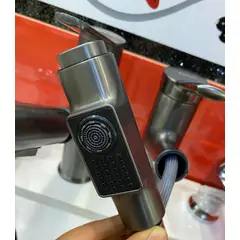 PGW - Grifo moderno para cocina - Monocomando-Extraíble retractil - Acero Inoxidable