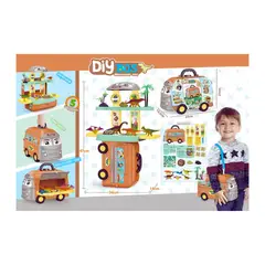 GENERICO - AUTOBUS DE DINOSAURIO 5 EN 1