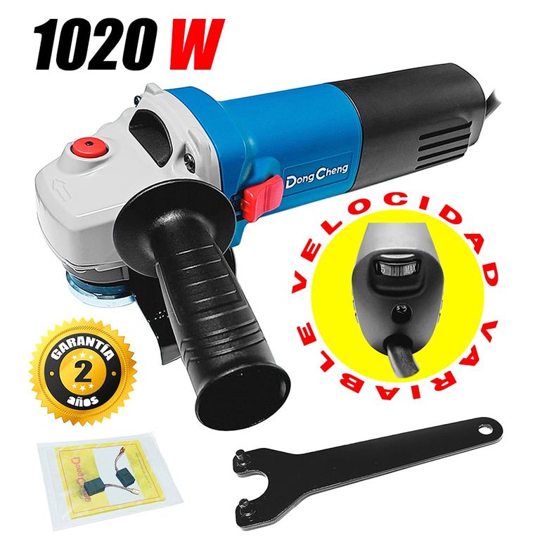 Amoladora Industrial 45 DSM07-115 1020W Velocidad Variable