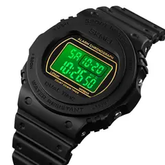 SKMEI - Reloj 1776 Negro Correa Silicona_.