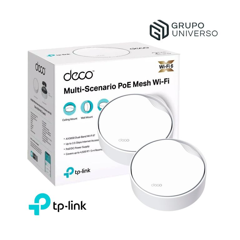 Mesh Deco X50-PoE 2 Pack Tp-Link Wifi 6 AX3000