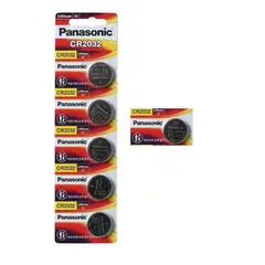 PANASONIC - PILAS CR2032 3V LITIO X 5 UNIDADES