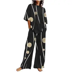 GENERICO - Conjunto Informal Estampado De Dos Piezas Para Dama