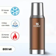 STANLEY - Termo de Bebida Mate System Dorado 800 Ml