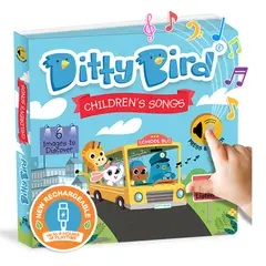 DITTY BIRD - Libro musical Canciones infantiles Inglés
