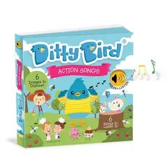 DITTY BIRD - Libro musical Canciones de acciones Inglés