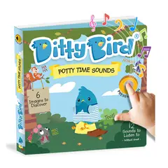 DITTY BIRD - Libro sonoro Sonidos a la hora de ir al baño Inglés