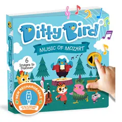 DITTY BIRD - Libro musical Música clásica de Mozart Inglés