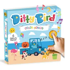 DITTY BIRD - Libro musical Canciones de colores Inglés