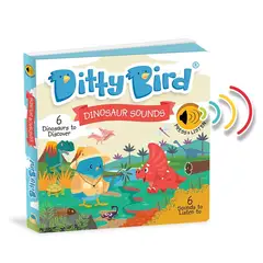 DITTY BIRD - Libro sonoro Sonidos de Dinosaurios Inglés