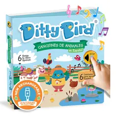 DITTY BIRD - Libro musical Canciones de animales Castellano