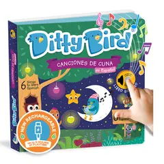 DITTY BIRD - Libro musical Canciones de cuna Castellano