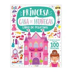 GENERICO - CASA DE MUÑECAS PRINCESA + 100 PEGATINAS
