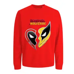 GENERICO - Polera sin capucha DeadPool Deadpool corazones