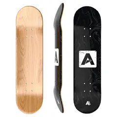 GENERICO - Tabla de Skate Arcade de Madera 8.5" - Negro