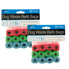GENERICO - Packx2 Bolsas de Recambio para Excrementos de Perros