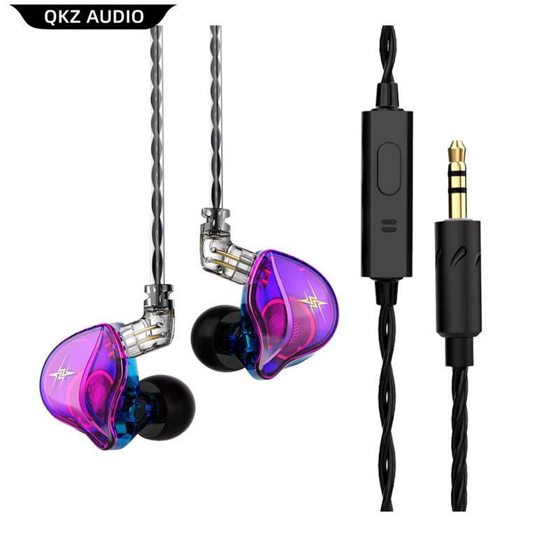 Audifonos Deportivos QKZ con Microfono Cable desmontable