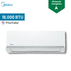 MIDEA - Aire Acondicionado 18000 BTU Split Pared Inverter Frío - Calor
