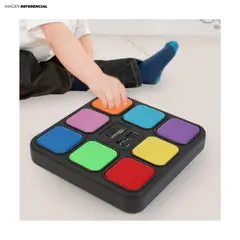 GENERICO - Juego de Memoria Cuadrada 4 en 1 con Sistema de Luz y Sonido