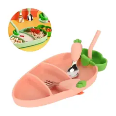 GENERICO - Plato En Forma De Zanahoria Para Bebé