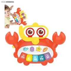 GENERICO - Juguete Musical de Piano para Bebés Cangrejo Musical