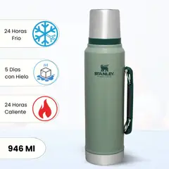 STANLEY - Termo de Bebida Classic Verde 946 Ml