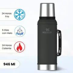 STANLEY - Termo de Bebida Classic Negro 946 Ml