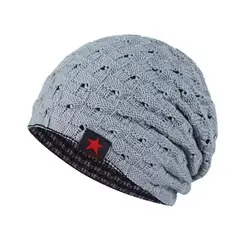 KAST PE - Beanie Reversible Chullo Doble Cara Gris Claro