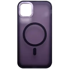 GENERICO - FUNDA CASE PARA IPHONE 11 COLOR TRANSPARENTE MORADO