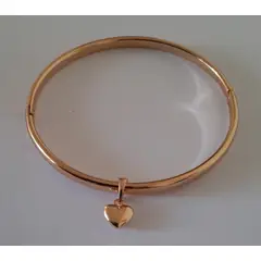GENERICO - Pulsera con dije de corazon