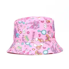 KAST PE - Bucket hat Princess 50/52cm: Gorro para niños de 9 meses a 5 años