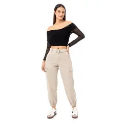 PIONIER - Jogger Cargo Tafeta Mujer Falim