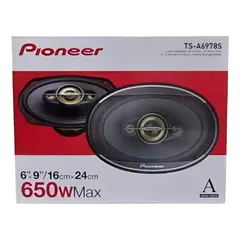 PIONEER - Parlantes Ovalados 650w Ts-a6978s Color Negro