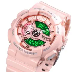 SKMEI - Reloj 1688 Rosado Correa Silicona_.