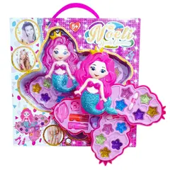 GENERICO - Juguete De Maquillaje Real Para Niñas Modelo Sirena