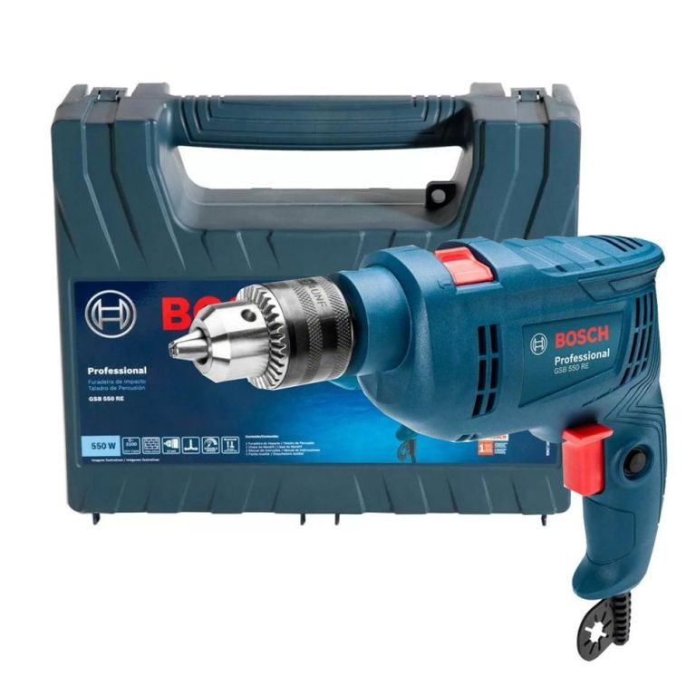 Taladro Percutor 550W + Maleta