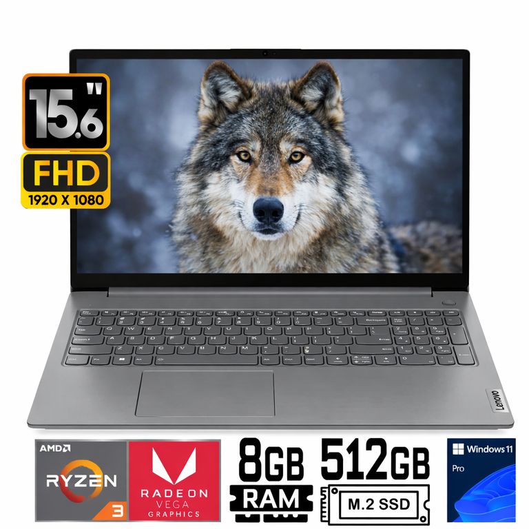 Laptop Lenovo V15 G4 AMD Ryzen 3 7320U Ram 8GB SSD 512GB 15.6" FHD Windows 11