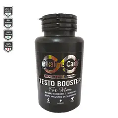 ALKALINE CARE - Testo Booster 100 Cápsulas (Potenciador Sexual Natural)