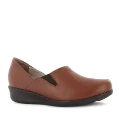 ECCO - Zapatos Slip On Mujer Antonia61 Castaño Cuero Natural
