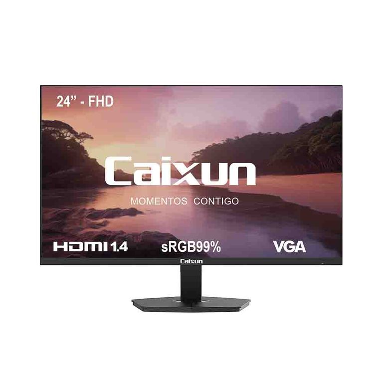Monitor Oficina 24 FHD VA 100Hz sRGB99% Negro C24F2F