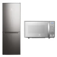 Combo Refrigerador Frost Bottom Freezer 166L ERB162HS + Microondas 20L EMDO20S2GSRUG