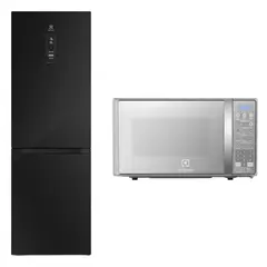 ELECTROLUX - Combo Refrigerador No Frost Bottom Freezer 323L ERBB32N2HXB+Microondas 20L EMDO20S2GSRUG