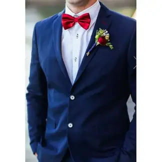KAST PE - Corbata Michi Clásica de Hombre para Boda - Rojo