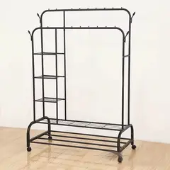 GENERICO - COLGADOR PERCHERO CON DIVISIONES A LOS COSTADOS