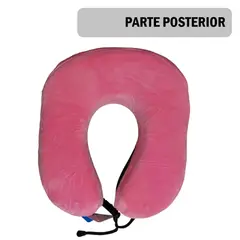 ROMAX - Almohada cojin de viaje para cuello - Rosa.