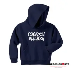 GENERICO - Polera Corazón Azul 100% Algodón